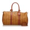 Image 1 : MCM Visetos Leather Duffel Bag