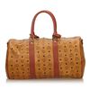 Image 2 : MCM Visetos Leather Duffel Bag