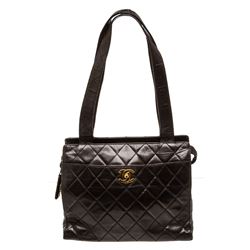 Chanel Lambskin Shoulder Tote