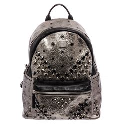 MCM Coated Canvas Backpack