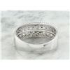 Image 4 : 0.66 CTW Two Row Diamond 18K White Gold Ring