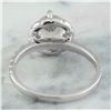 Image 3 : 1.34 CTW Morganite 18K White Gold Diamond Ring