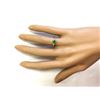 Image 4 : 0.70 CTW Natural Emerald And Diamond Ring In 18K Yellow Gold
