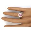 Image 5 : 2.86 CTW Natural Sapphire 14K Solid Yellow Gold Diamond Ring