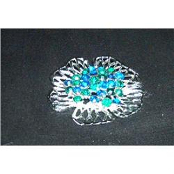 Jewelry-Striking  Iridescent  Rhinestone Brooch #890761