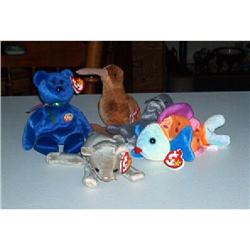 Five Retired Beanie Babies #890795