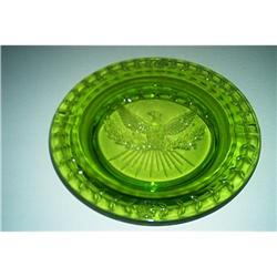 "EAGLE"-Seven Star Green Ashtray #890799