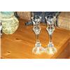 Image 1 : Crystal Etched Candle Sticks #890824