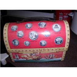 1957 DOME BUCANEER LUNCH BOX with THERMOS #890974