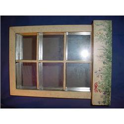 Architecture, faux window, white antique #891022