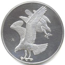 Franklin Mint Coin-Ospreys 2" 1970 sterling #891029