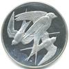 Image 1 : Franklin Mint Coin-Swallows 2" 1971 sterling #891033