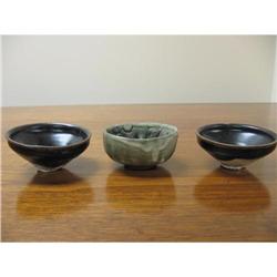Three Antique Clay Bowls #891044