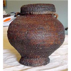 613 19th Century Chinese Basket #891052