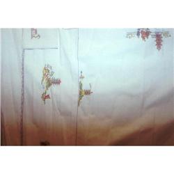 Vintage Pagoda Tablecloth and Napkins #891104