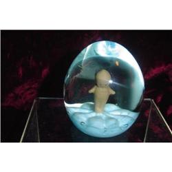 1985 L.E. Black Americana "Kewpie" Paperweight #891153