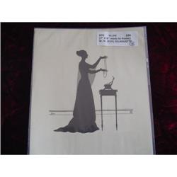 Wallace Nutting Silhouette - Lady (11B) #891213