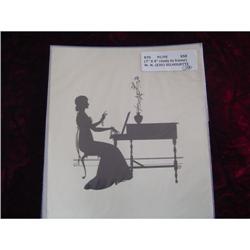 Wallace Nutting Silhouette - Lady (13B) #891215