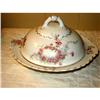 Image 1 : O & E.G. 3 PIECE BUTTER DOME PINK FLORAL WITH #891243