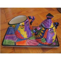 Creamer Set and Tray, Picasso #891420