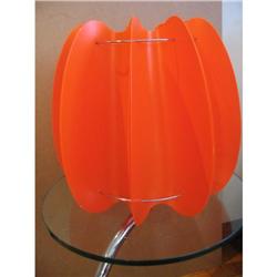 ORANGE PLASTIC   Meringue 60?s lamp #891423