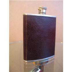 leather Flask stainless steel #891435