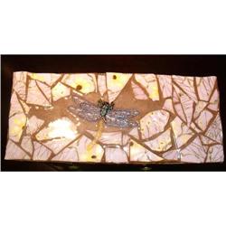 Handmade Mosaic China Dragonfly Jewelry box #891453