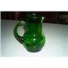 Image 1 : Handblown "Fenton" Forest Green Creamer #904279