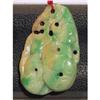 Image 1 : RARE CARVED JADE LAVALIERE - STUNNING ANTIQUE!! #904555