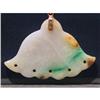 Image 1 : RARE ANTIQUE CARVED JADE & 14 K. GOLD PENDANT   #904556
