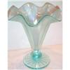 Northwood Blue Stretch Glass Footed Vase #904627