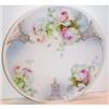 Image 1 : Pink Rose Decorated German Plate #904739