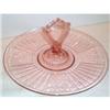 Image 1 : Pink Mayfair Open Rose Sandwich Server #904742