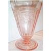 Image 1 : Pink Mayfair Open Rose Footed Water Tumbler #904743