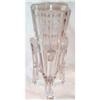 Image 1 : Three Footed Cut Crystal Vase #904753