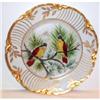 Image 1 : Hand Painted Gold Gilt Bird Plate - STUNNING #904801
