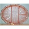Image 1 : Pink Cherry Blossom Depression Divided Platter #904812