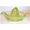 Image 1 : Green Ribbed Depression Glass Reamer #904814