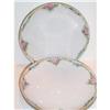 Image 1 : Two Hand Painted Rose Decorated Bavarian Plates #904859