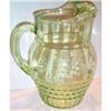 Image 1 : Green Hazel Atlas Depression Glass Pitcher #904870