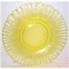 Fostoria Vaseline Stretch Glass Plate #904887