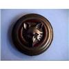 Image 1 : Fox Head Gilt Paper Weight #905020