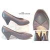 Image 1 : REAL LEATHER-SUEDE LADIES VINTAGE DRESS SHOES #905064