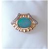 Image 1 : Boulder Opal and Diamond Pendant #905071
