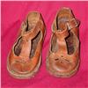 Vintage Childrens Leather Buckle Shoes #905127