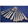 Image 1 : 12 Piece Ornate English Silver Fish Set #918437