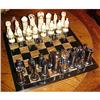 Image 1 : Handmade Porcelain Chess Set on Marble Board #918466