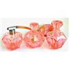 Image 1 : Pink Crystal POMPADOR Vanity Set #918593