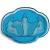 Image 1 : Egyptian IntaglioTurquoise Glass Vanity Tray #918779