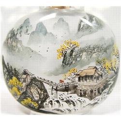 Intriguing Waterfall Landscape Snuff Bottle #918908